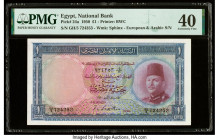 Egypt National Bank of Egypt 1 Pound 1950 Pick 24a PMG Extremely Fine 40. 

HID09801242017

© 2022 Heritage Auctions | All Rights Reserved