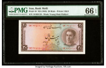 Iran Bank Melli 20 Rials ND (1948) Pick 48 PMG Gem Uncirculated 66 EPQ. 

HID09801242017

© 2022 Heritage Auctions | All Rights Reserved