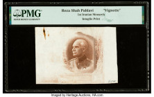 Iran Vignette of Reza Shah Pahlavi Intaglio Print PMG Holder. 

HID09801242017

© 2022 Heritage Auctions | All Rights Reserved