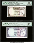 Kuwait Central Bank of Kuwait 1/4; 1/2 Dinar 1968 Pick 6b; 7b PMG Gem Uncirculated 65 EPQ; Gem Uncirculated 66 EPQ. 

HID09801242017

© 2022 Heritage ...