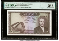 Tunisia Banque Centrale 5 Dinars 1.11.1960 Pick 60 PMG About Uncirculated 50 EPQ. 

HID09801242017

© 2022 Heritage Auctions | All Rights Reserved
