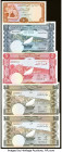 Yemen Group Lot of 5 Examples Crisp Uncirculated. Please note the 5 Dinars has an as made paper crease.

HID09801242017

© 2022 Heritage Auctions | Al...