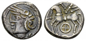 Aedui AR Quinarius, "Kaletedou" Type