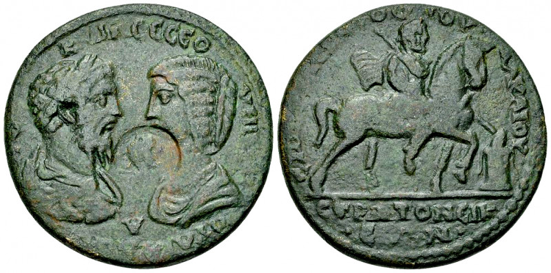Septimius Severus and Julia Domna AE 4 Assaria, Stratonikeia 

Septimius Sever...
