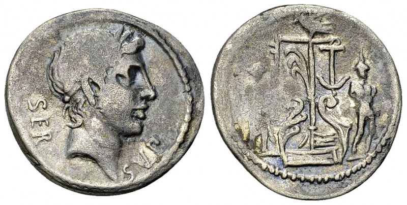 Servius Sulpicius AR Denarius, 51 BC, very rare 

Servius Sulpicius. AR&nbsp; ...