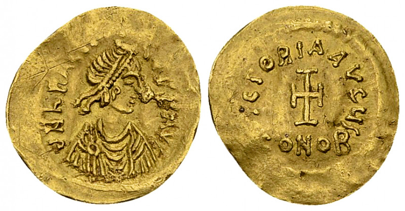 Heraclius AV Tremissis, Constantinople 

Heraclius (610-641). AV Tremissis (17...