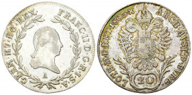 Franz II AR 20 Kreuzer 1803 A