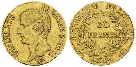 Napoléon I, AV 20 Francs an 12 A, Paris