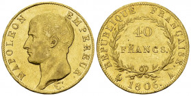 Napoléon I, AV 40 Francs 1806 A, Paris