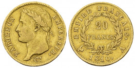 Napoléon I, AV 20 Francs 1810 A, Paris