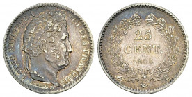 Louis-Philippe I, AR 1/4 Franc 1845 B, Rouen