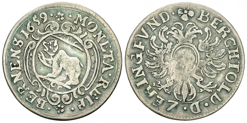 Bern, AR 20 Kreuzer 1659 

Schweiz. Bern, Stadt. AR 20 Kreuzer 1659 (26 mm, 4....