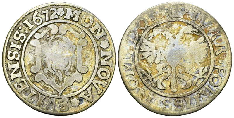 Schwyz, AR Örtli 1672, selten 

Schweiz, Schwyz. AR Örtli (4 Batzen) 1672 (29 ...