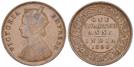 India, British, 1/4 Anna 1890