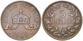Deutsch-Ostafrika, AE 5 Heller 1909