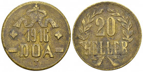 Deutsch-Ostafrika, ME 20 Heller 1916