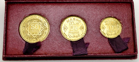 Morocco Pattern 3-Coin Set AH 1371