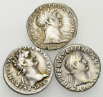 Roman Empire, Lot of 3 AR denarii
