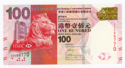 Hong Kong 100 Dollars 2014
P# 214d; #JE888770; UNC