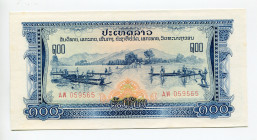 Lao 100 Kip 1968 - 1979 (ND)
P# 23; N# 210930; # AW059565; UNC