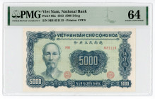 Vietnam 5000 Dong 1953 PMG 64
P# 66a; #MH 631115; UNC