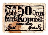 Russia - Siberia Batareinaya Prisoner of War Camp 50 Kopeks 1919 Old Forgery
Rare; VF