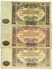 Russia - South 3 x 10000 Roubles 1919
P# S245a; # ЯA-076; # ЯK-009; # ЯM-059