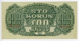 Czechoslovakia 100 Korun 1944
P# 48a; #НТ 617828; XF