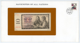 Czechoslovakia 10 Korun 1960 First Day Cover (FDC)
P# 88b; # E11 495159; 31th of January 1984; UNC