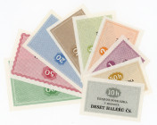 Czechoslovakia Lot of 9 Banknotes "Prison Money" 1981
10 - 50 Haleru 1 - 2 - 5 - 10 - 20 - 50 -100 Korun 1981