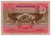 Czechoslovakia Ivancice 500 Korun 1919 (2020)
160 years Alfons Mucha; Print 2020; With original Folder; BUNC