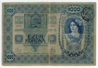Austria 1000 Kronen 1902
P# 8a; # 1116 08979; Franz Joseph I; VF