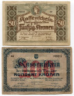 Austria 50 - 100 Kronen 1918 Wien
№ 28633; № 006087; F-VF
