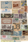 Austria Lot of 100 Notgelds 1920th
Various States, Denominations, Dates & Motives