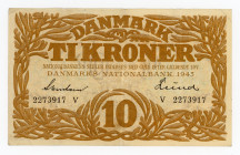 Denmark 10 Kroner 1943
P# 31p; # V2273917