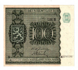 Finland 100 Markkaa 1945
P# 88; Rare condition; XF+
