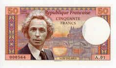France 50 Francs 2018 Specimen "PIERRE RICHARD"
Pierre Richard, Mireille Darc, Fantasy Banknote; Limited Edition; Made by Matej Gábriš; BUNC