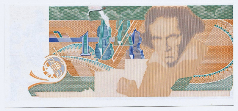 Great Britain De La Rue Test Note 2000 - 2010 Specimen "Varinota" 
Beethoven; T...