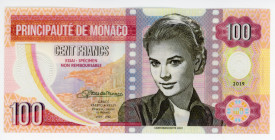 Monaco 100 Francs 2019 Specimen "Grace Kelly"
Fantasy Banknote; Limited Edition; Made by Matej Gábriš; BUNC