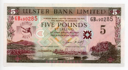 Northern Ireland 5 Pounds 2006
P# 339; # GB490285; Ulster Bank; Death of George Best (1946-2005); UNC