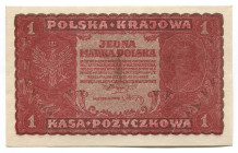 Poland 1 Marka 1919
P# 23; # 228491; UNC