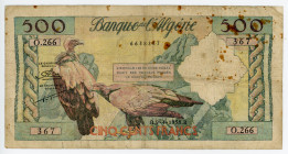 Algeria 500 Francs 1958
P# 117; # O.266 367; VG-F