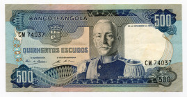 Angola 500 Escudos 1972
P# 102; # CM 74037; AUNC