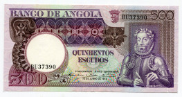 Angola 500 Escudos 1973
P# 107; # BU37390; UNC
