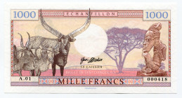Congo Democratic Republic 1000 Francs 2018 Specimen
Fantasy Banknote; Limited Edition; Made by Matej Gábriš; BUNC