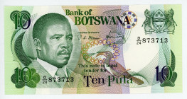 Botswana 10 Pula 1992
P# 12a; # 873713; UNC