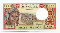 Djibouti 1000 Francs 1991 (ND)
P# 37e; # 09352081; UNC