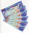 Saint Thomas & Prince 5 x 1000 Dobras 1993
P# 64; UNC