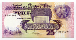 Seychelles 25 Rupees 1989 (ND)
P# 33; # B994201; UNC