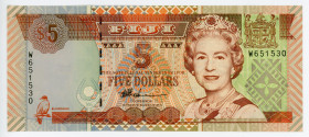 Fiji 5 Dollars 1998 (ND)
P# 101b; #W651530; Signature Savenaca Narube; UNC